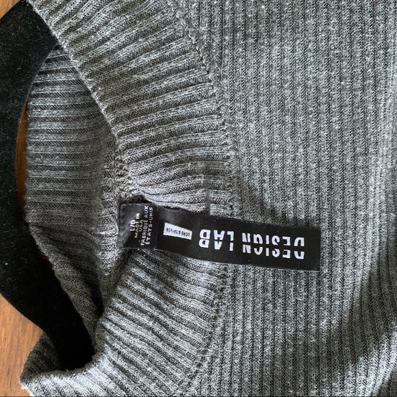 Design Lab Crop Turtle Neck Sweater - Picture 3 of 3